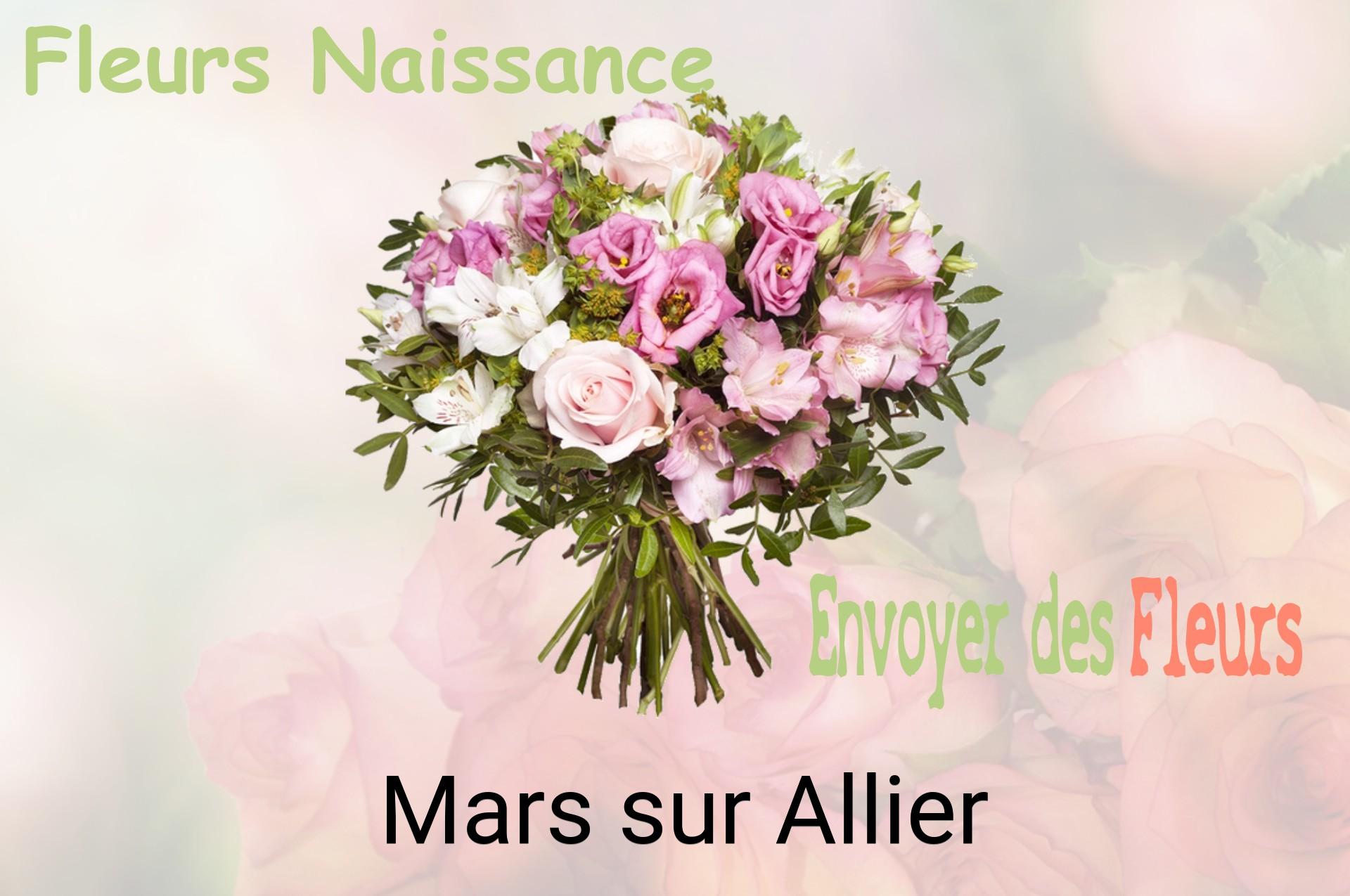 Bouquet de fleurs de naissance livré à Mars-sur-Allier